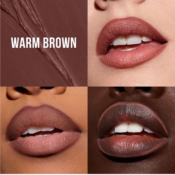 ❤️ 3/$25 HUDA BEAUTY Lip Contour 2.0 Matte MINI Lip Pencil in Warm Brown - Picture 8 of 13